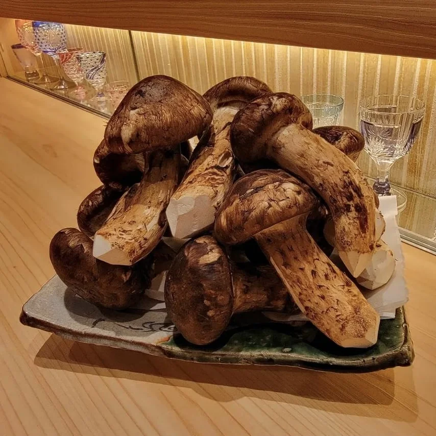 松茸の仕入れ
